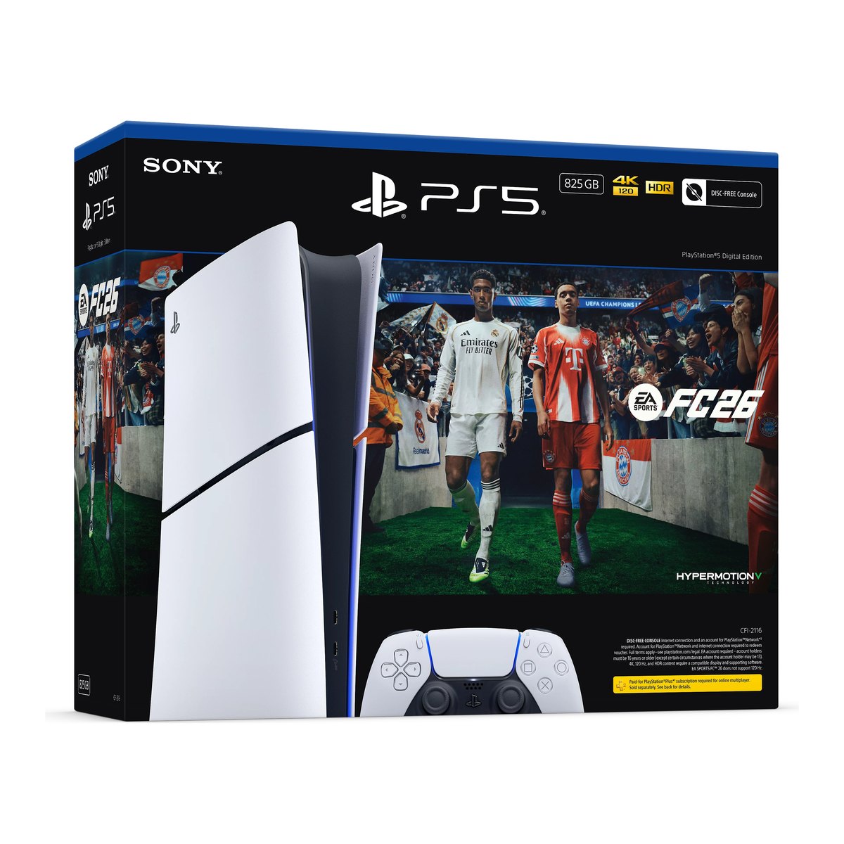 Pack Console PlayStation 5 Édition Numérique – 825 Go + EA SPORTS FC 26